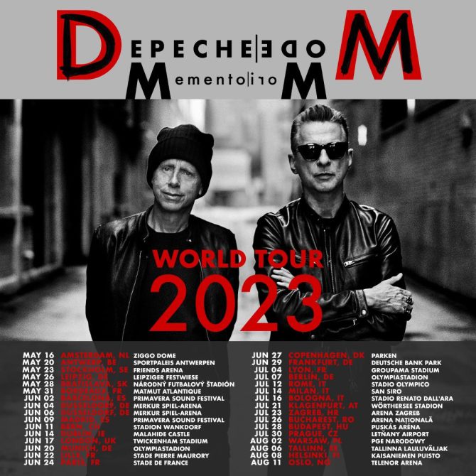 Depeche Mode World Tour 2023.