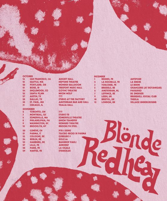 Blonde Redhead Tour 2023.