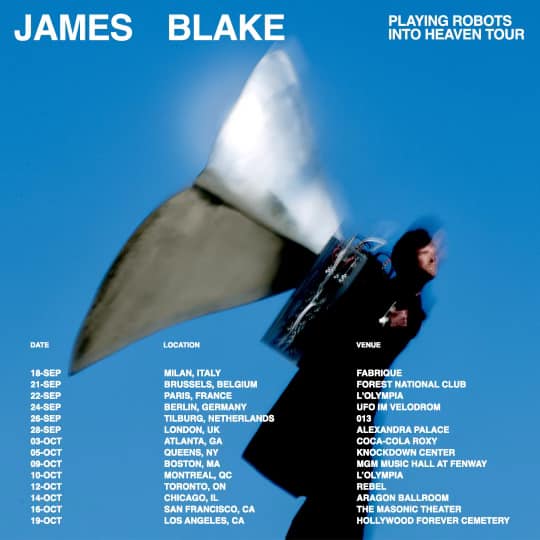 James Blake Tour 2023.
