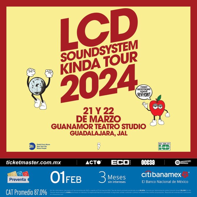 LCD Soundsystem Guadalajara.