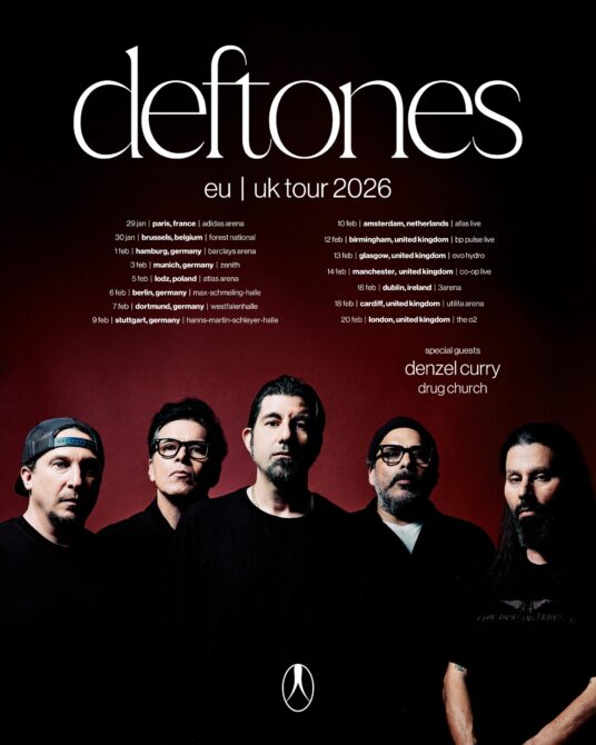 Deftones UK Europe Tour 2026