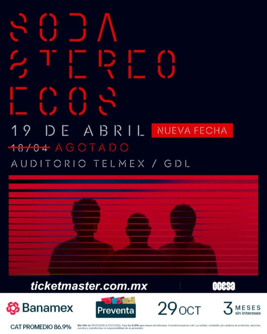 Soda Stereo Guadalajara 2026