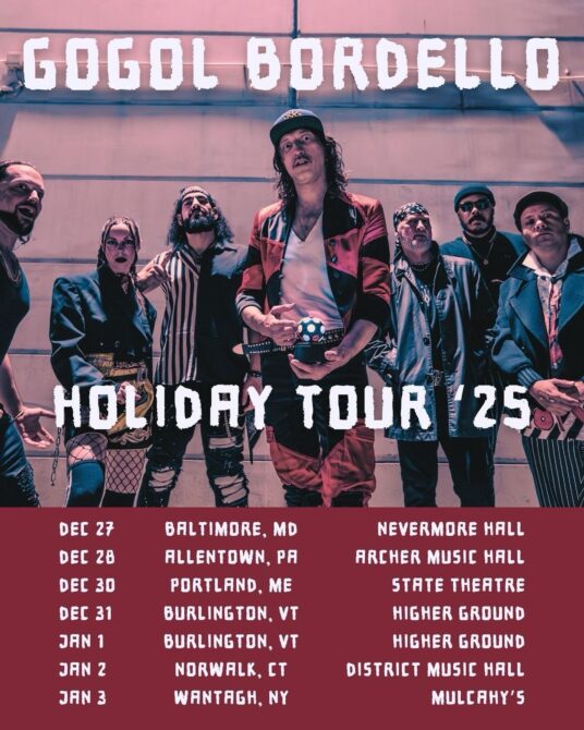 Gogol Bordello Holiday Tour 2025