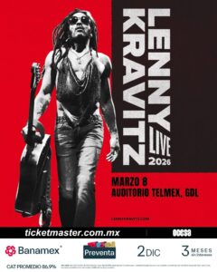 Lenny Kravitz Auditorio Telmex