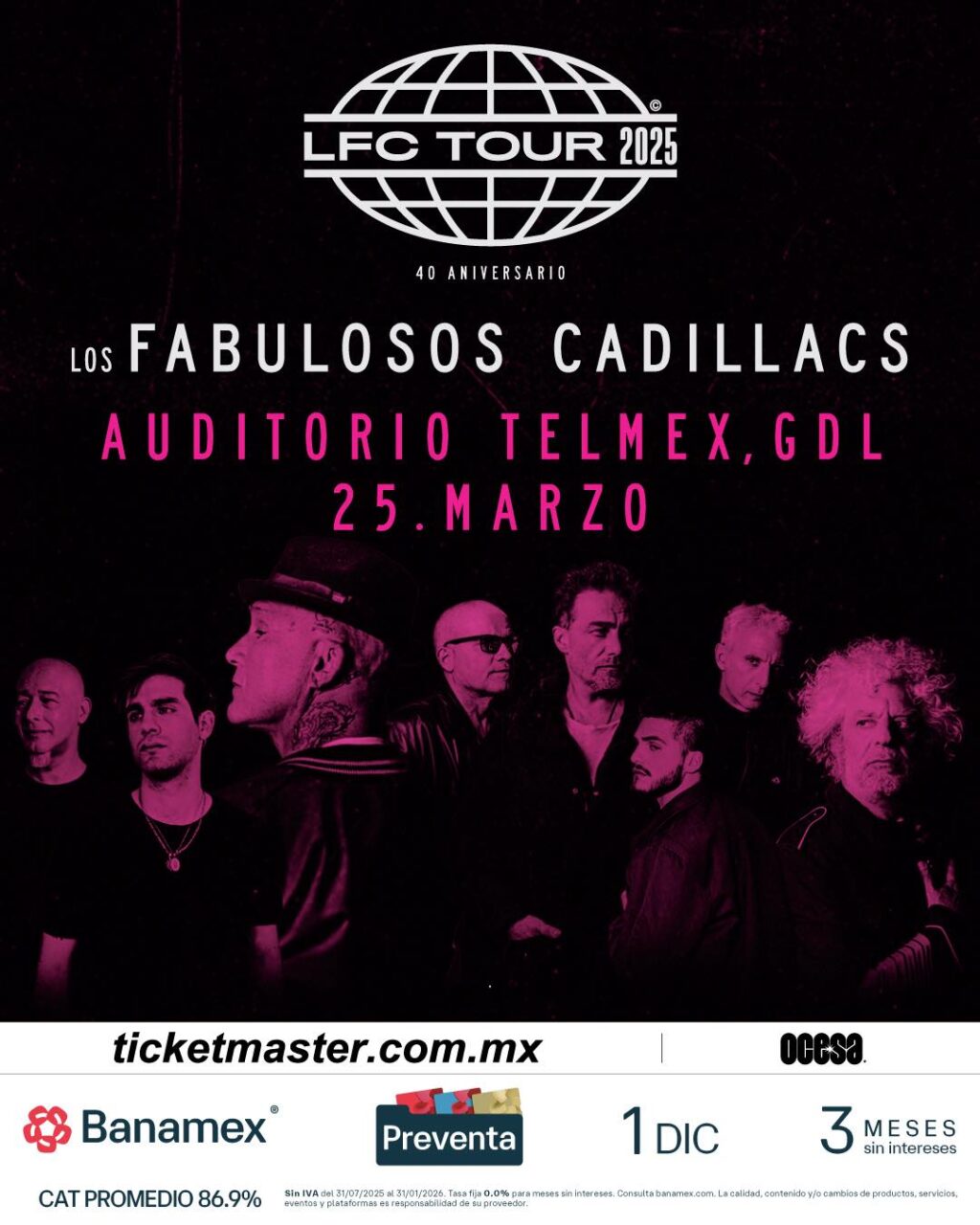 Los Fabulosos Cadillacs Auditorio Telmex