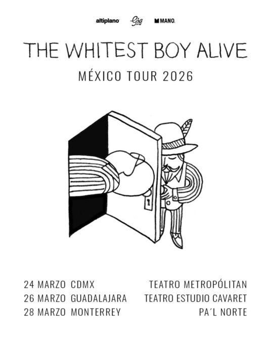 The Whitest Boy Alive México Tour 2026