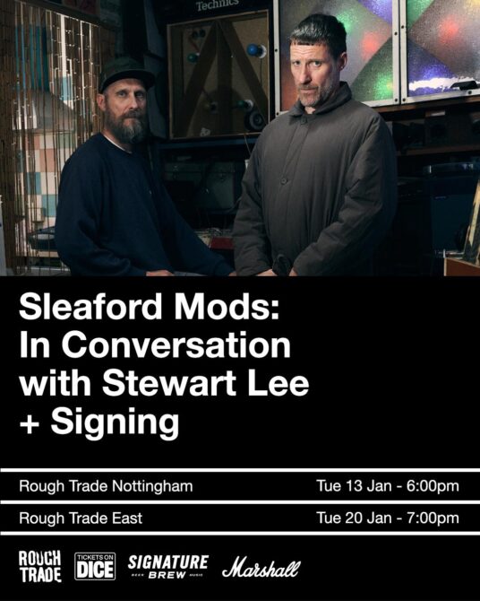 Sleaford Mods revela su lado más vulnerable en "No touch" Sleaford Mods Q&A