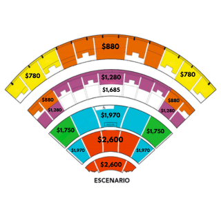 Mon Laferte - 30 abril Mon Laferte Auditorio Telmex precios