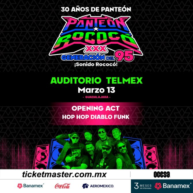 Panteón Rococó Auditorio Telmex 2026