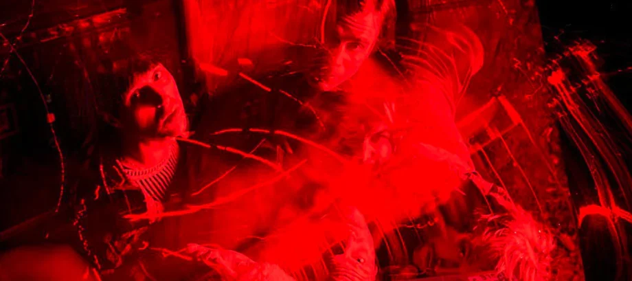 Flying Moon In Space