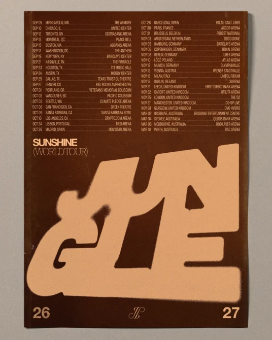Jungle regresa con "Carry on" Jungle Sunshine World Tour 2026 2027
