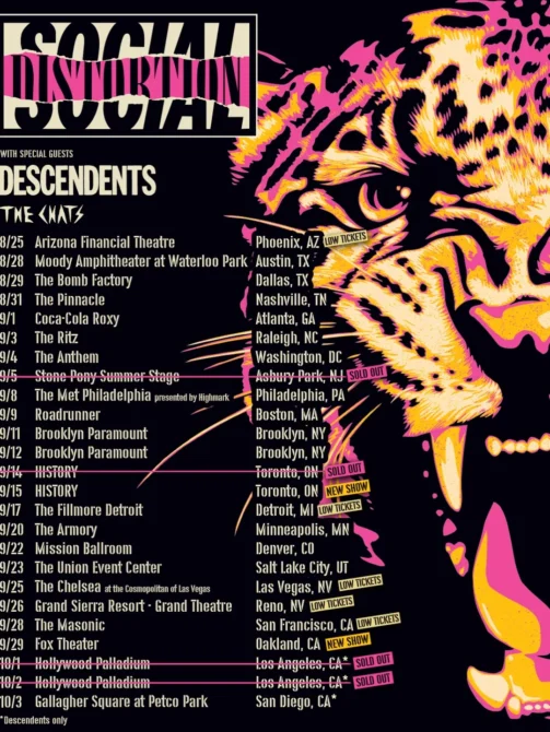 Social Distortion Tour