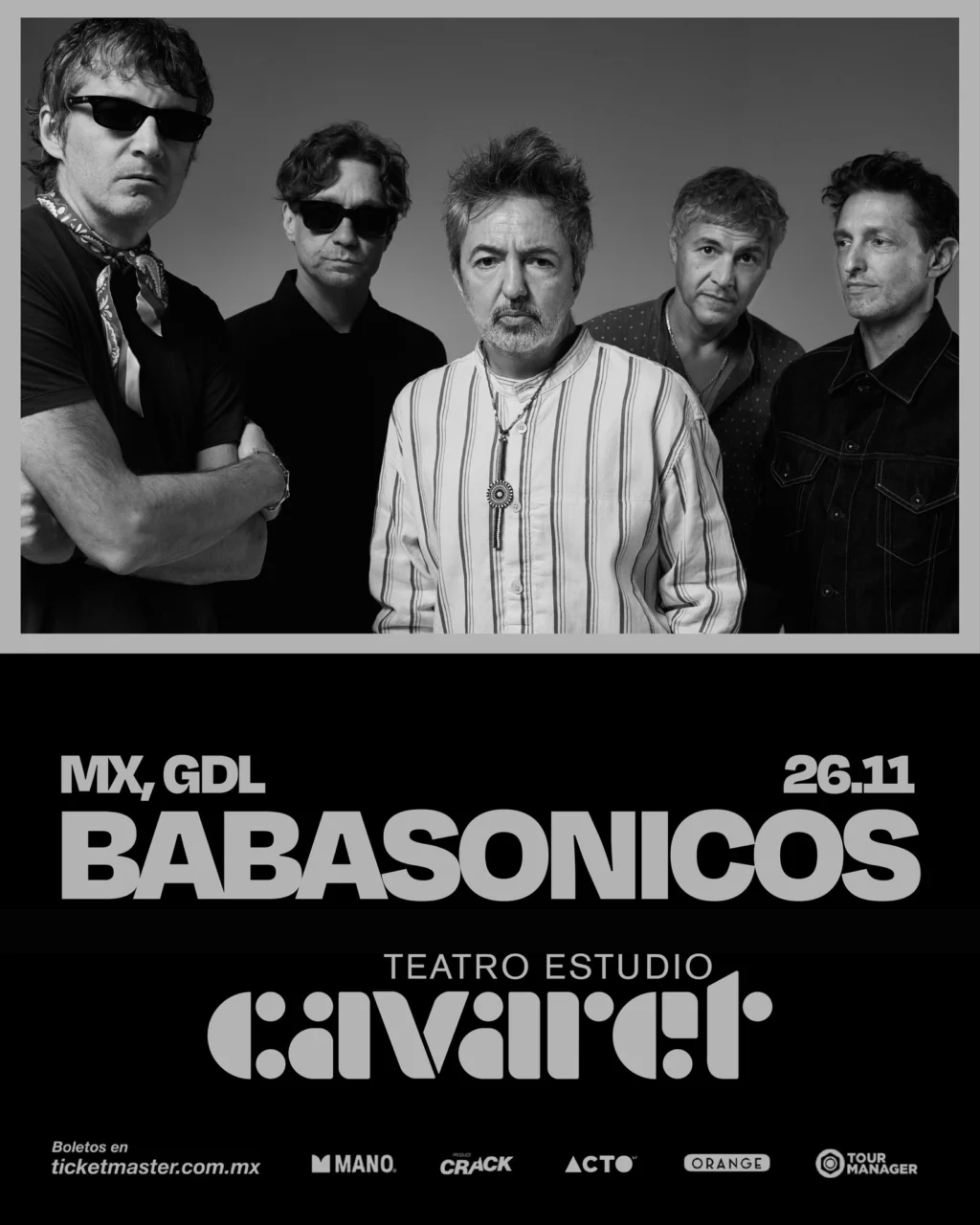 Babasónicos Teatro Estudio Cavaret Guadalajara