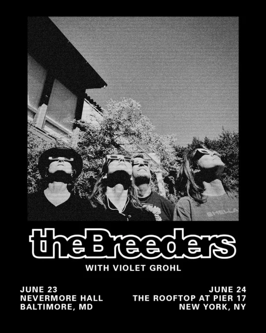 Caos azul y energía visceral en el nuevo video de Violet Grohl Violet Grohl & The Breeders Live