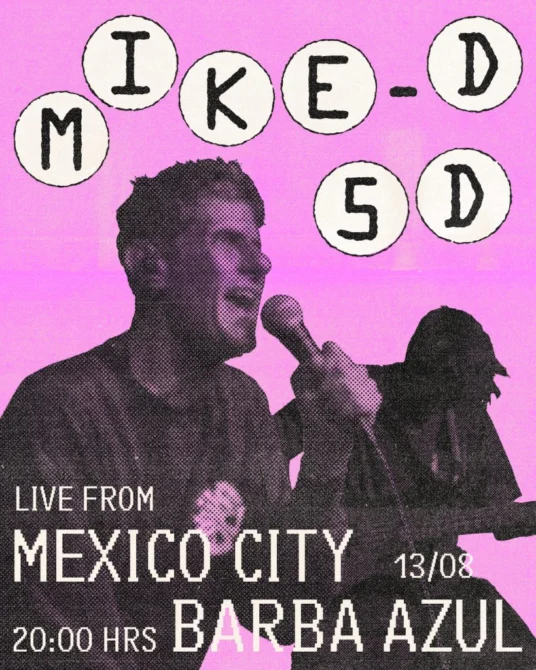 Mike D confirma concierto en México Mike D CDMX