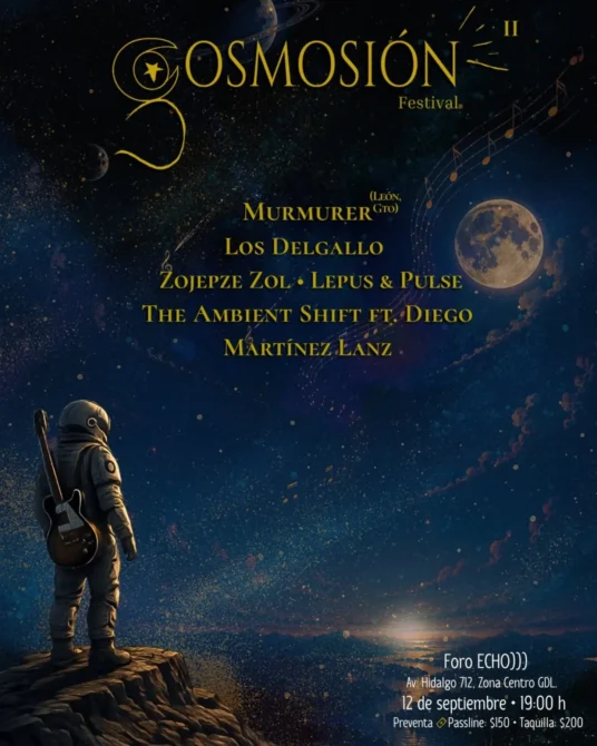 COSMOSIÓN Festival celebrará segunda edición en FORO ECHO))) Cosmosión Festival 2026