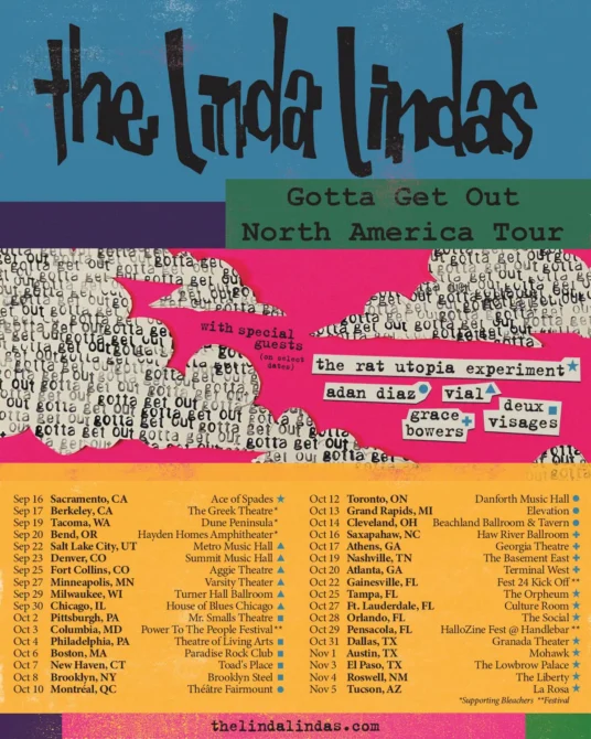 The Linda Lindas combinan activismo y punk en "Blood on our hands" The Linda Lindas Tour
