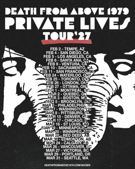 Death From Above 1979 Tour 2027