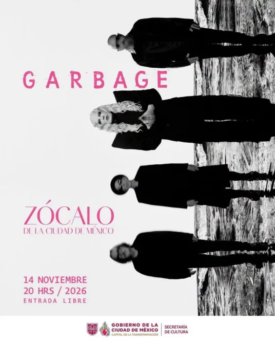 Garbage tomará el Zócalo de la CDMX Garbage CDMX